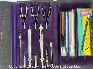 Vintage Drafting & Compass set