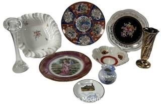 Collection of Porcelain Decorative Items, Various Makers.