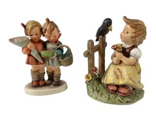 Two German Hummel Figurines made by Goebels 