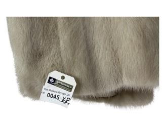 Silver Mink Fur Coat Jacket Made by Barbatsuly Furs, Garden City, Long Island