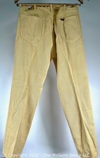 Three (3) Pairs of Vintage 1960's Teen Lee Jeans or Pants. 