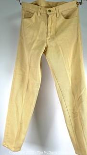 Three (3) Pairs of Vintage 1960's Teen Lee Jeans or Pants. 