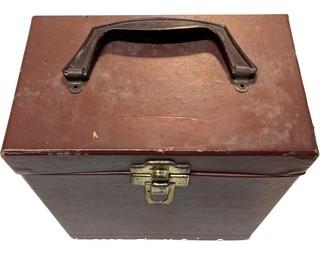 45 RPM Record storage box: Amfile Platter-pak (ex condition)