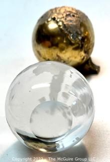 Collection of Desktop Paperweight Globes and Coin Banks