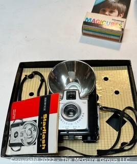 Kodak Standard Flash Holder, Flash Cubes and Kodak Star Flash Outfit