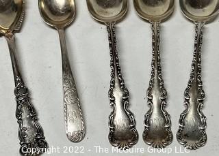 Fourteen (14) Pieces of Sterling Silver Flatware, Some Made by Henderson.  588 grams. 