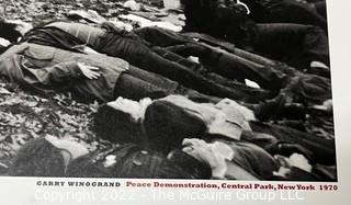 16 x 20" 2007 Fraenkel Gallery (San Francisco) Exhibit Poster featuring 1970 Peace Demonstration in New York's Central Park