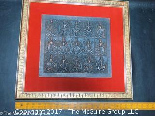 (2) Framed temple art works