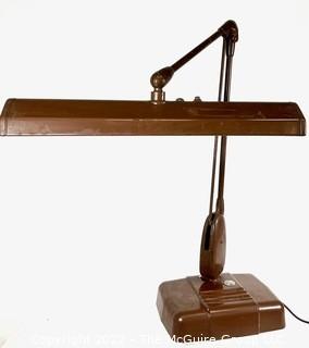 Mid Century Industrial Desk Lamp with Adjustable Arm