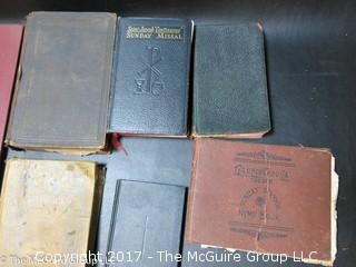 Collection of old paper, pamphlets and biblical 