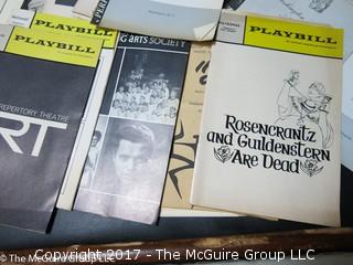 Collection of Theatre Playbills (2nd half of 20th c)