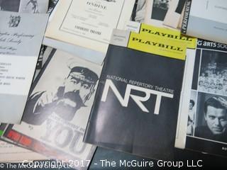 Collection of Theatre Playbills (2nd half of 20th c)