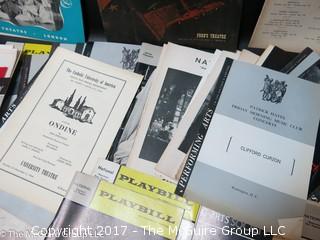 Collection of Theatre Playbills (2nd half of 20th c)