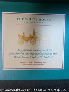 2001 White House Christmas Ornament with original box