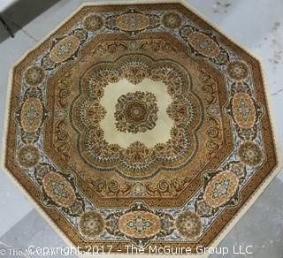 78" octagonal carpet