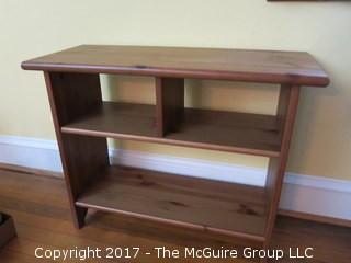 Pine Shelf; 30" x 12 1/2" x 24" tall 