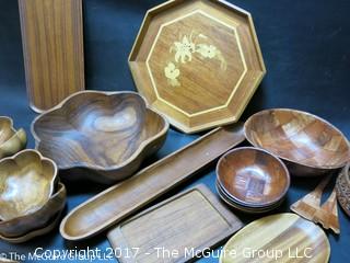 Wooden Serving trays and Bowls 