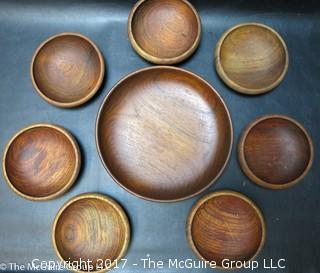 Danish Wooden Salad Bowl Set