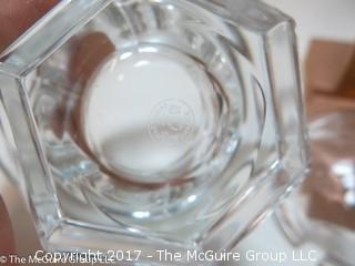 Baccarat cut crystal with spoon