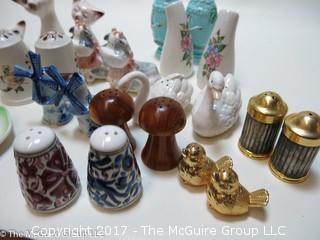 Collection of mostly vintage salt and pepper sets