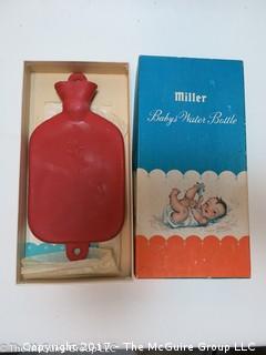 Vintage Baby's Water Bottle in Original Box 