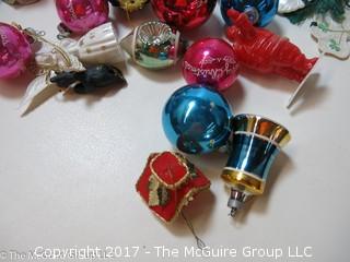 Large collection of M-C Christmas ornaments, stockings, etc. 