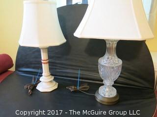 Pair of table lamps 