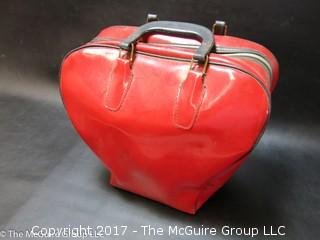 Sears bowling ball, shoes and carrying bag