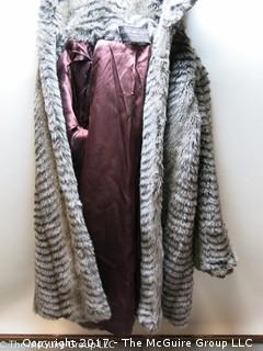 Ladies fur coat; Jacques Saint Laurant