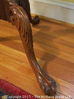 Tilt top (and swivels) pie crust table, by Hickory Chair Co. 