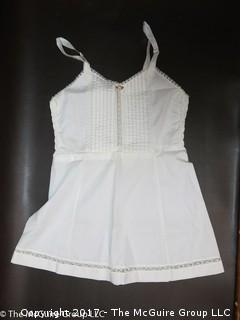 Ladies sleeveless dress and camisole