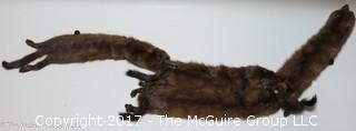 (4) 1930's-40's Tanned Mink Fur Pelts