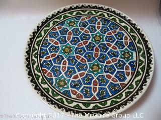 Collection of 5 Turkish Kutahya wall plates