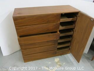 Danish Wooden Dresser;  45W x 43T x 20 1/2"D