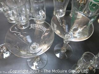 Assorted glassware