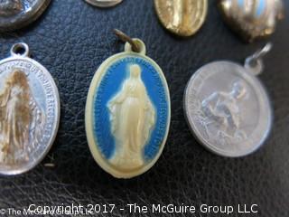 Collection of religious medals