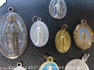 Collection of religious medals