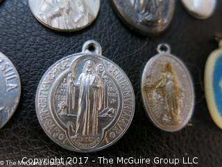 Collection of religious medals