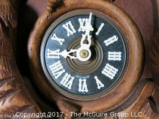 German Coo-Coo Clock with Thorens movement, made in Switzerland 