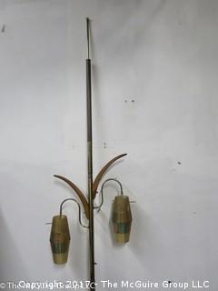 Vintage M-C spring loaded pole lamp 