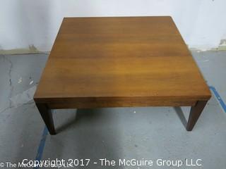 Wooden low table, 30" square x 12" tall