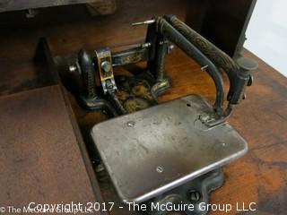 Wheeler and Wilson Treadle Sewing Machine 