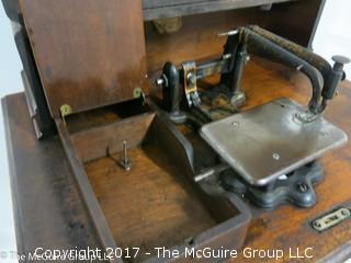 Wheeler and Wilson Treadle Sewing Machine 