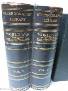 WW I Through the Stereoscope; Keystone; 5 of 6 volumes 