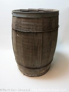 Vintage Wooden Nail Keg