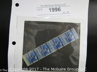 (#1996) Collectible Postage Stamps including U.S. cancels 