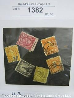 (#1382) Collectible Postage Stamps including U.S.