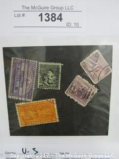 (#1384) Collectible Postage Stamps including U.S. 