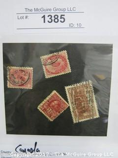 (#1385) Collectible Postage Stamps including world: Canada 