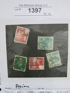 (#1397) Collectible Postage Stamps including world: Asian